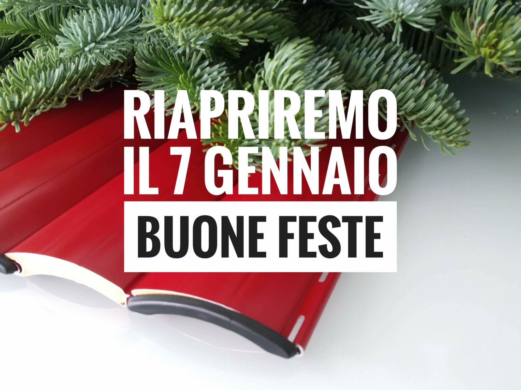 Chiusura per festività natalizie