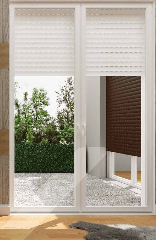 Tapparelle in alluminio bicolore